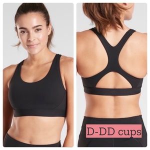 Worn once, Athleta Ultimate Bra D-DD S M